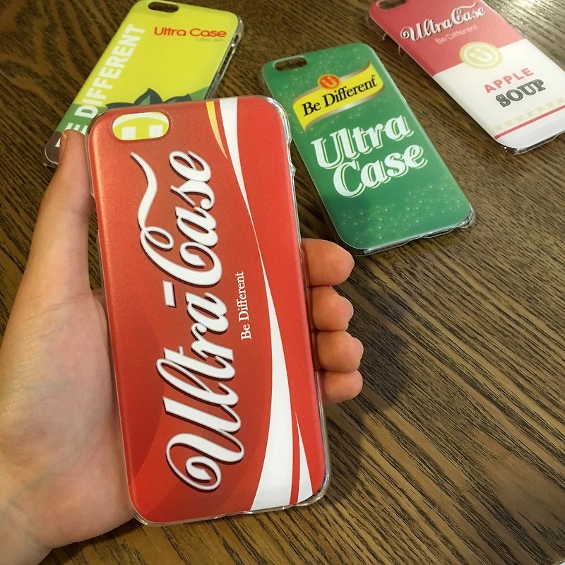 香港原创设计 饮品系列红色可乐 iPhone & Samsung创意手机保护殻 - 手机壳/手机套 - 塑料 红色