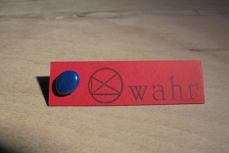 【Wahr】海底蓝耳环 - 耳环/耳夹 - 其他材质 蓝色