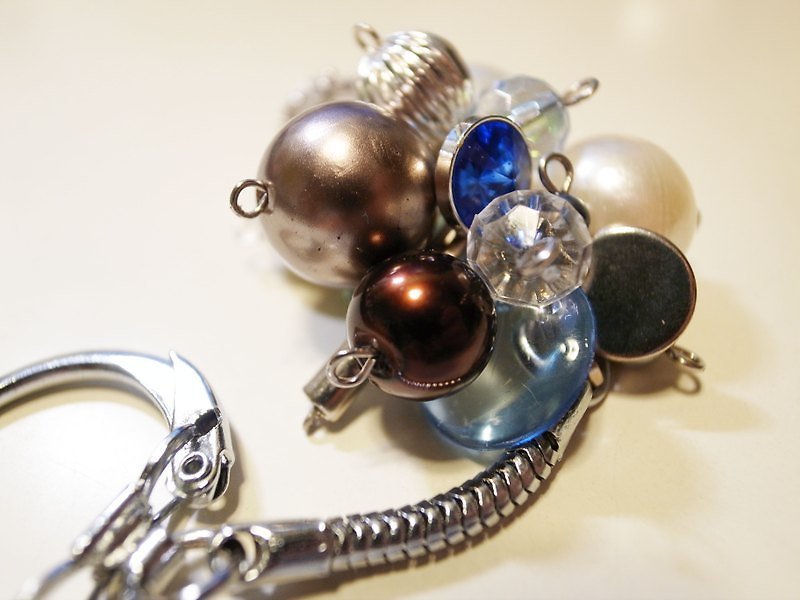 普罗旺斯银之恋钥匙圈(仅1个) - 其他 - 其他材质 蓝色