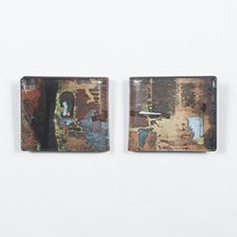 ステッカーの跡　二つ折り財布　Tcollector - 皮夹/钱包 - 其他材质 
