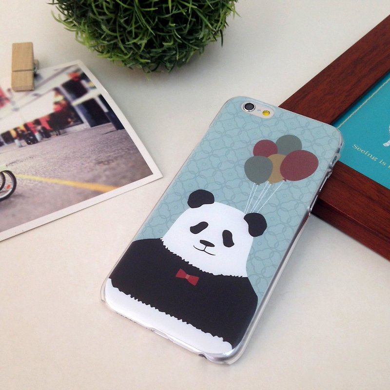 香港原创设计可爱动物熊猫人 iPhone / Samsung Galaxy 手机壳 - 手机壳/手机套 - 塑料 多色