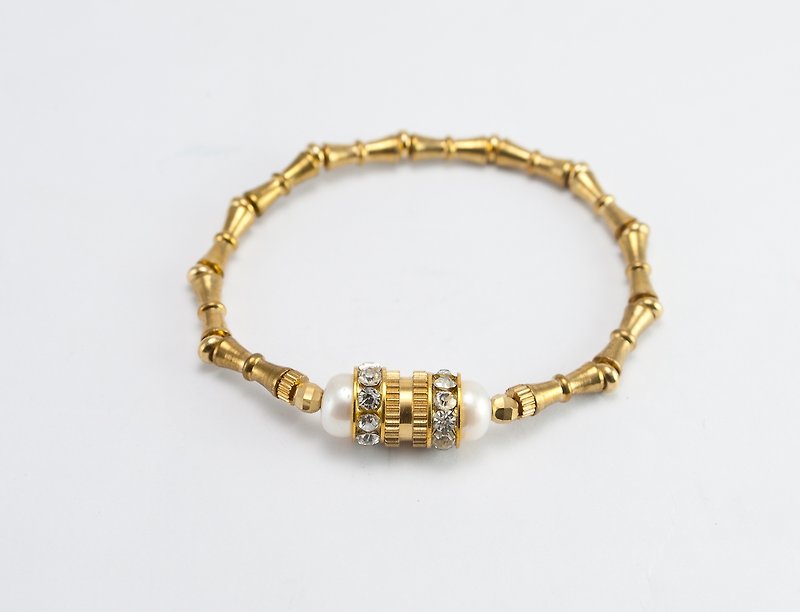 // La Don // 【中世纪-黄铜-平衡感】 - 手链/手环 - 其他金属 金色