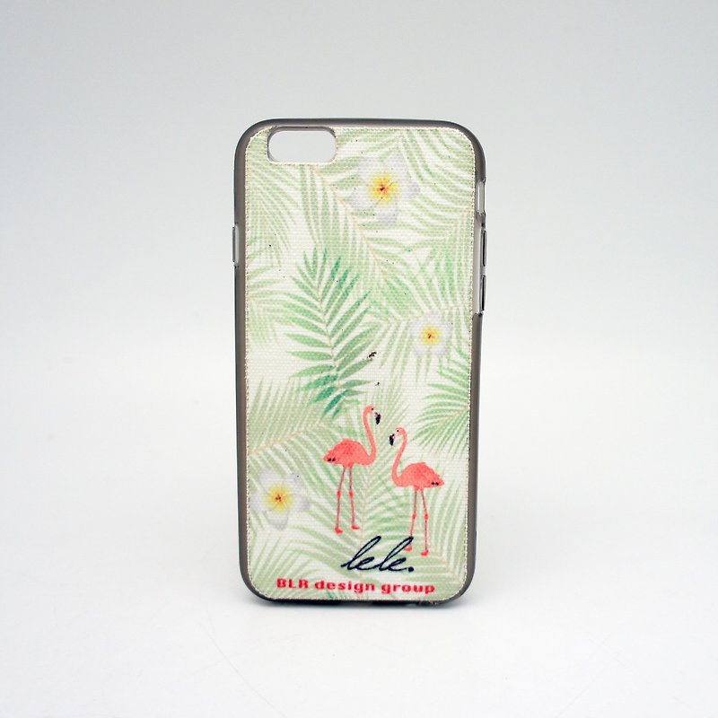 BLR 印花布 手机壳 FabShell for iPhone6 LELE联名款 红鹤 IT08 - 手机壳/手机套 - 其他材质 绿色