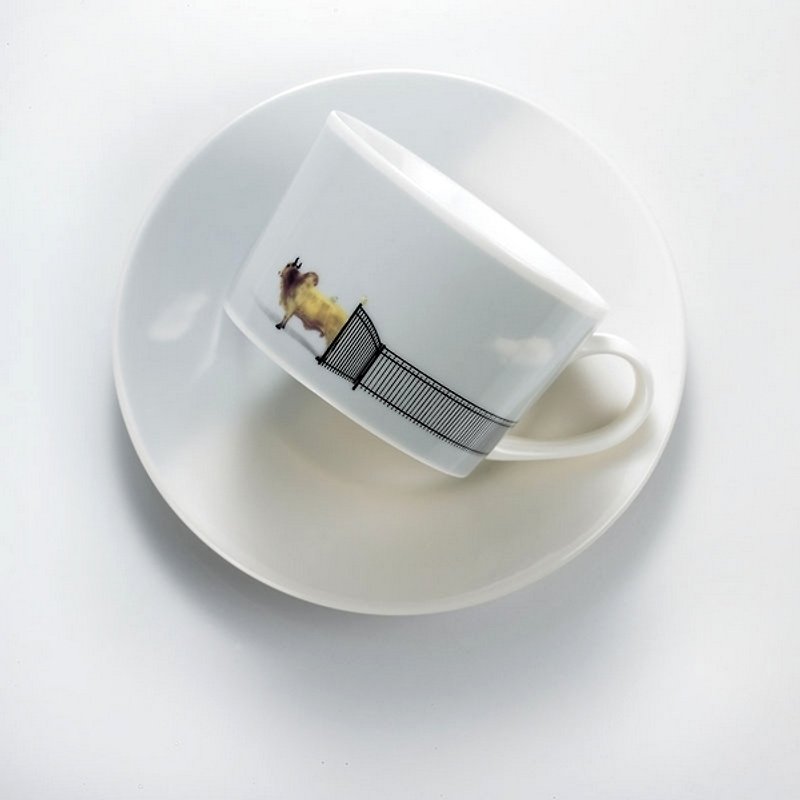 TAISO 画作风咖啡杯-双牛 - 咖啡杯/马克杯 - 其他材质 多色
