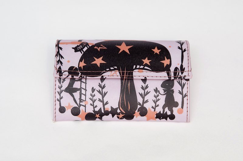 1983ER纸包-爱丽丝蘑菇 - 皮夹/钱包 - 纸 粉红色