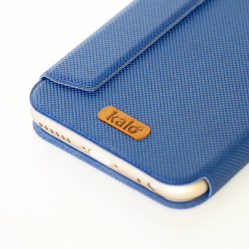 Kalo 卡乐创意 iPhone 6(4.7寸)免翻盖触控侧翻皮套系列(天蔚蓝) - 手机壳/手机套 - 防水材质 蓝色