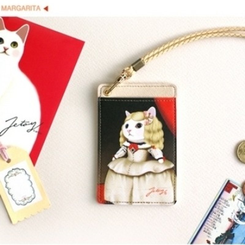 JETOY,Choo choo 甜蜜猫第二代颈绳吊牌_Margarita (J1312404) - 证件套/卡套 - 真皮 红色