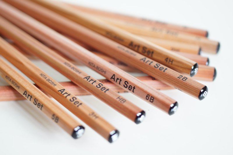 北星 专业素描铅笔 12 支装 (6B~4H) - 其他书写用品 - 木头 金色