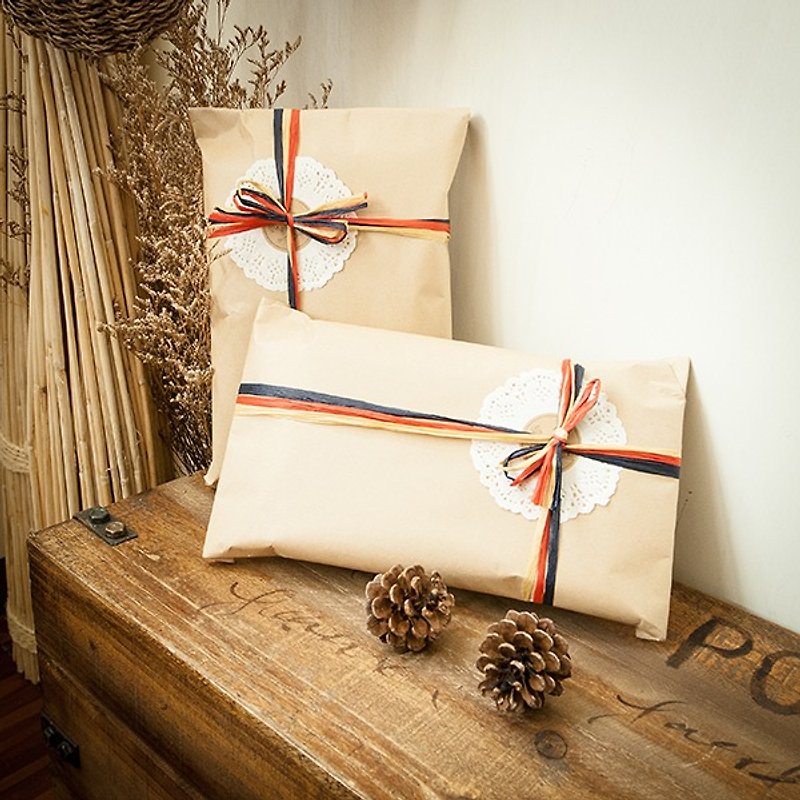 限加购 纯手工礼物包装  单条毛巾适用 以纸箱保护出货 - 纸盒/包装盒 - 纸 卡其色
