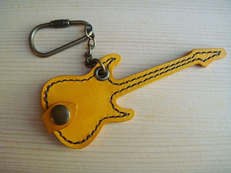 ISSIS - 吉他弹片pick随身小袋小套钥匙圈 - 其他 - 其他材质 橘色