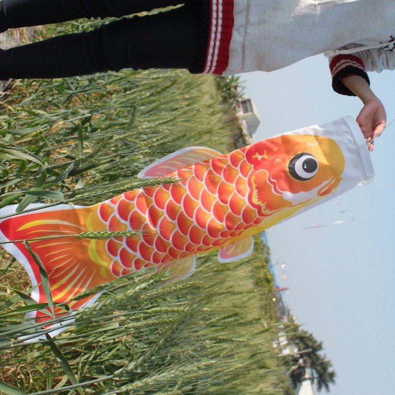 台湾鲤鱼旗90CM (橘) - 摆饰 - 其他材质 橘色