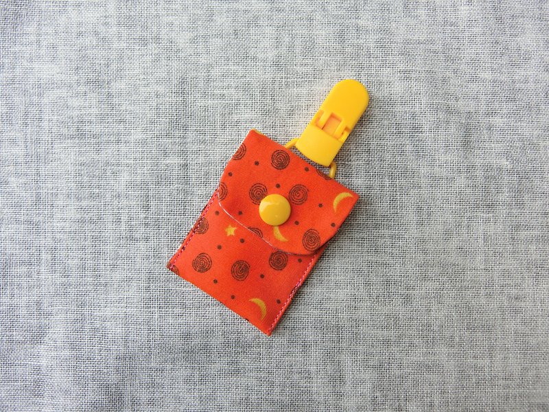 新月橘 - 宝贝平安符袋 - 围嘴/口水巾 - 其他材质 橘色