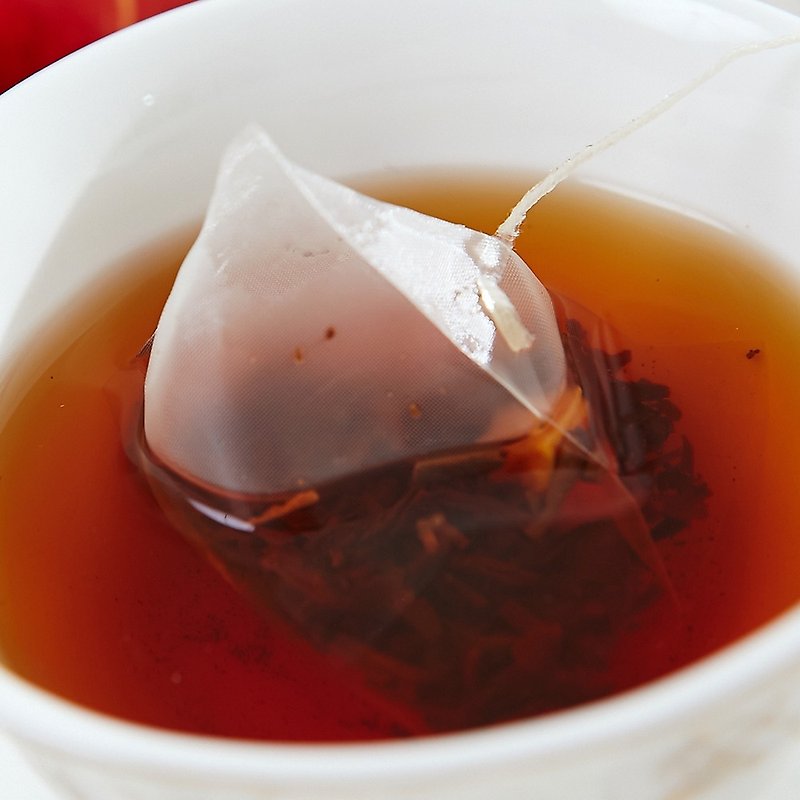 焦糖苹果风味红茶(10入/袋)│三角茶包·黄金比例的完美口感 - 茶 - 其他材质 红色