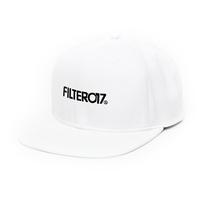 Filter017- 棒球帽 -  Design Fonts Snapback Cap 设计字体后扣式棒球帽 - 帽子 - 其他材质 白色