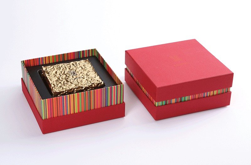 金萱金采礼盒 - 茶 - 植物．花 红色