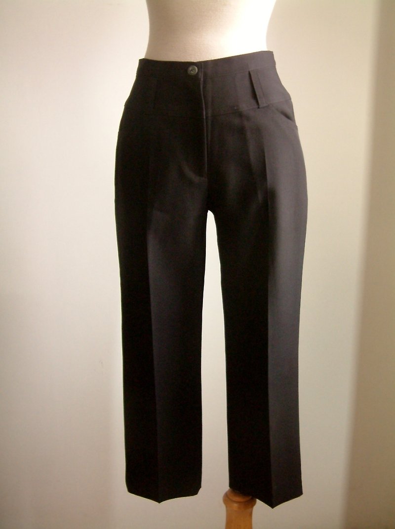 西装七分裤 - 女装长裤 - 其他材质 黑色