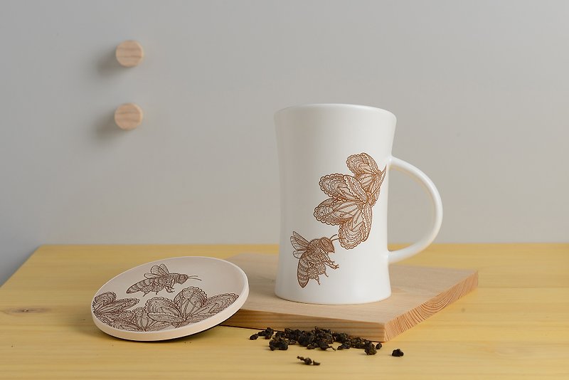 【生命系列】蜂收 Harvesting - 咖啡杯/马克杯 - 其他材质 白色