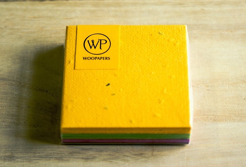 种子便条纸砖 混色款 - Vintage - 便条纸/标签贴 - 纸 黄色
