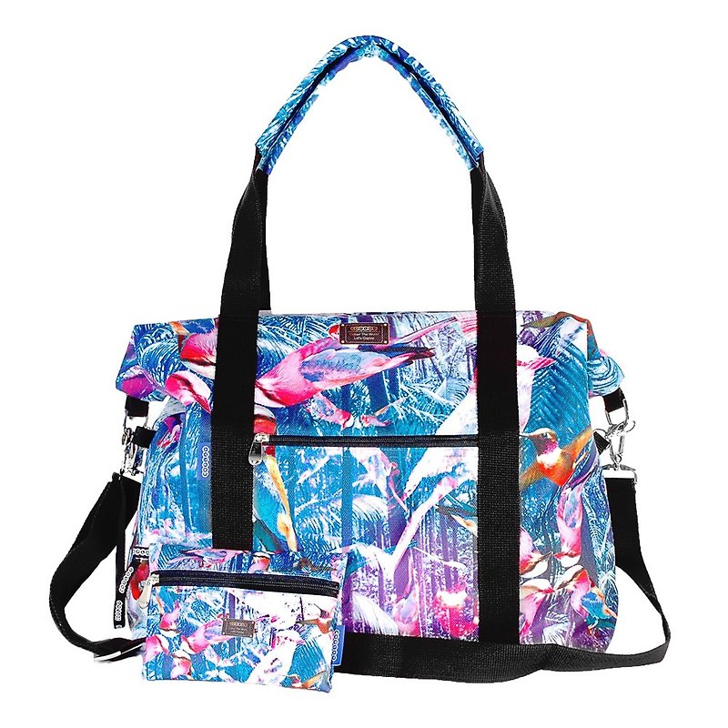 青鸟丛林| 旅行袋 | 大容量 | 肩背包 | 斜背包 | 手提包 - 侧背包/斜挎包 - 防水材质 紫色