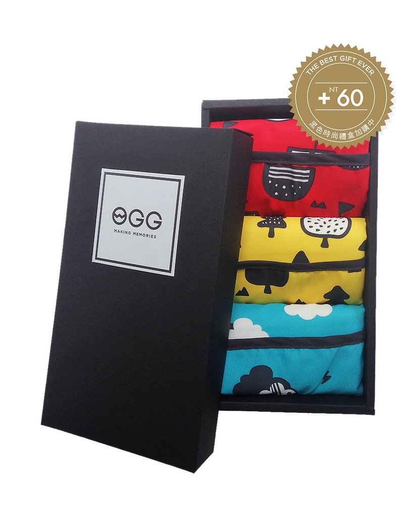 OGG 黑色时尚礼盒包装(加购) - 纸盒/包装盒 - 纸 黑色