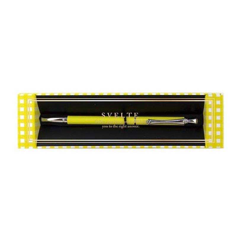日本【LABCLIP】Svelte系列 Gift pen 原子笔礼盒 / 黄色 - 圆珠笔/中性笔 - 其他金属 黄色