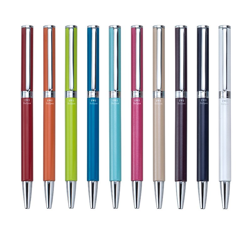 【过季品出清】IWI Candy Bar素色原子笔 #10色可选 #0.7黑墨 - 圆珠笔/中性笔 - 其他金属 多色