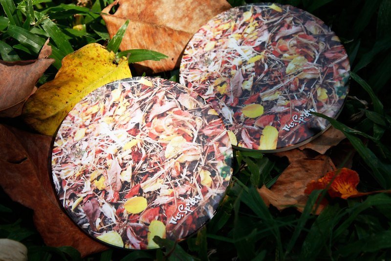 自然说季节。秋日吸水杯垫 - 杯垫 - 其他材质 多色