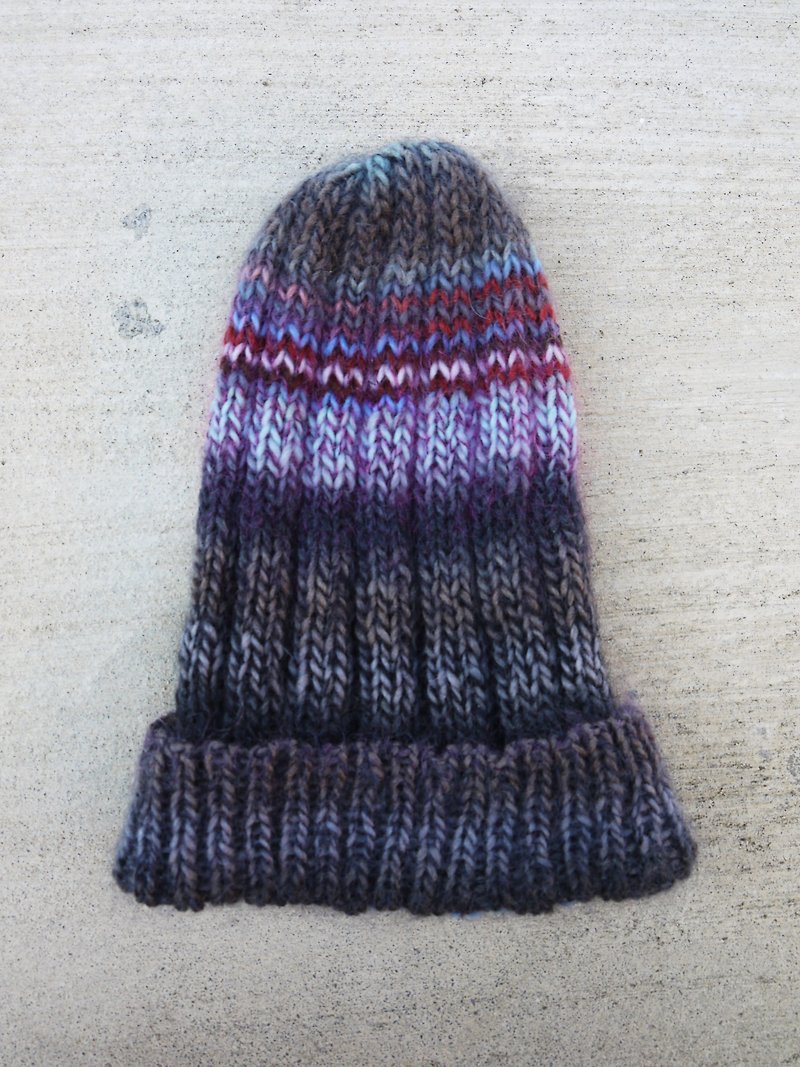 阿母100%的手作帽-紫色民俗纹 - 帽子 - 其他材质 紫色