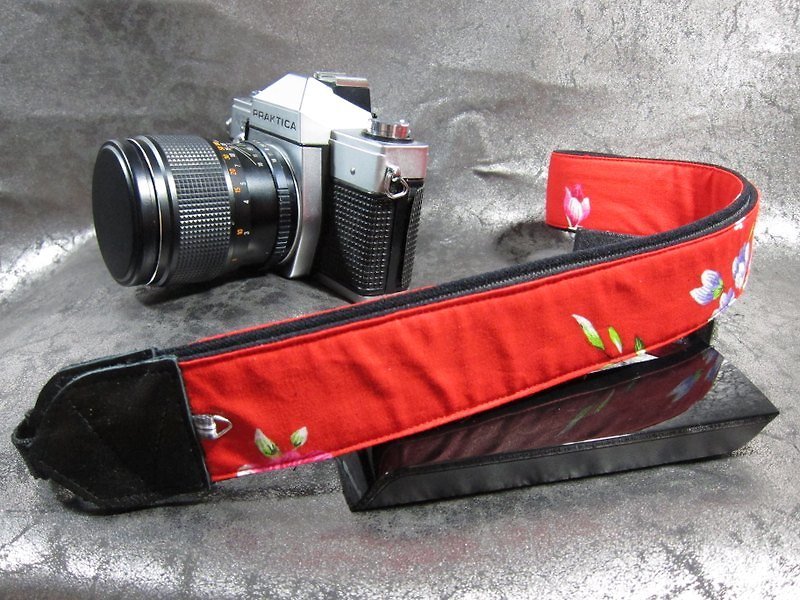 "客家花布"减压背带 相机背带 乌克丽丽   Camera  Strap - 相机背带/脚架 - 其他材质 红色