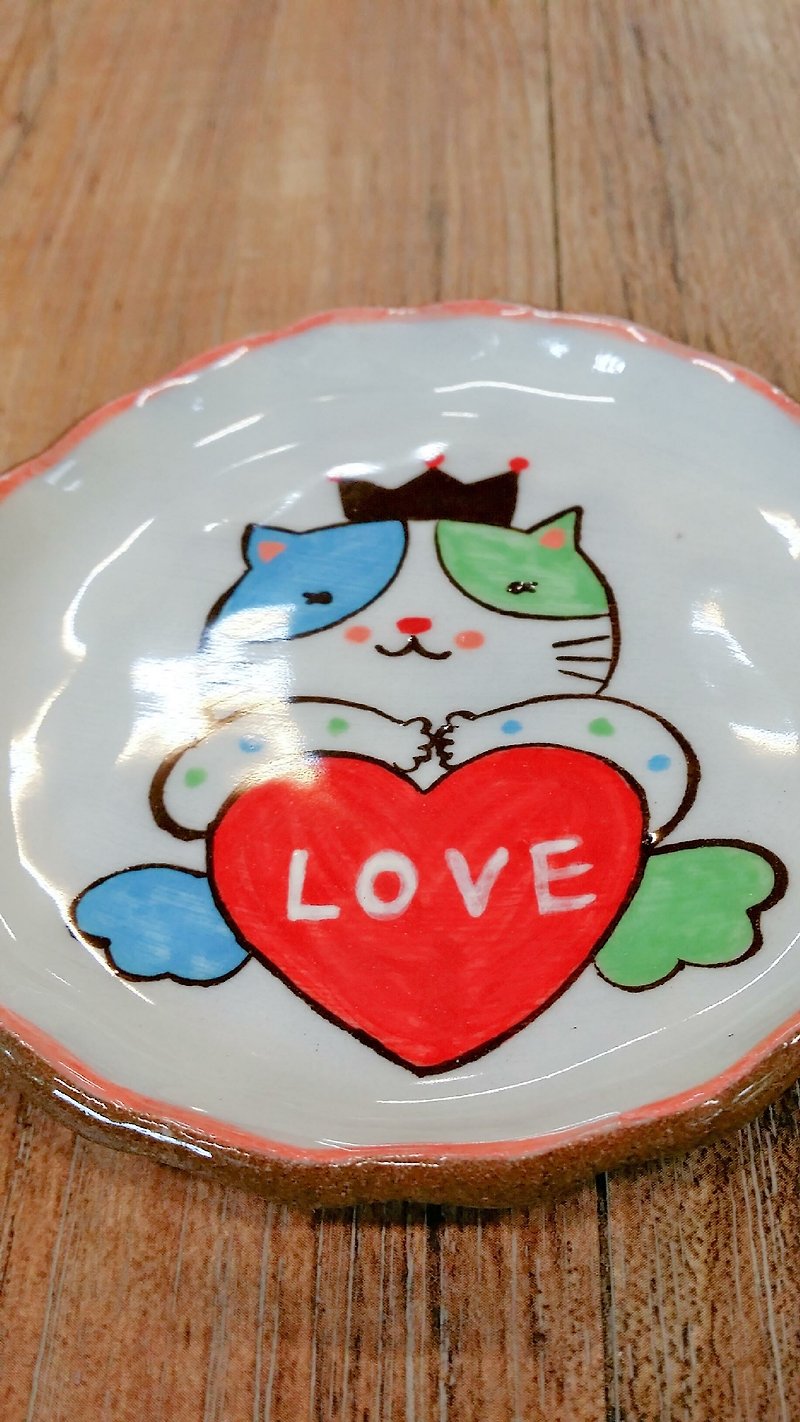LOVE猫✖动物圆盘 - 花瓶/陶器 - 其他材质 