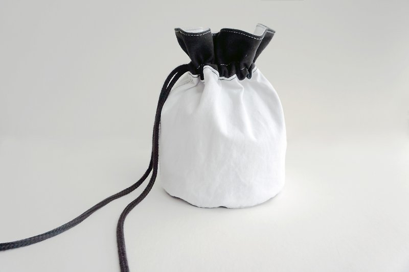 马来膜水桶包-侧背包-斜背包 - 侧背包/斜挎包 - 其他材质 黑色