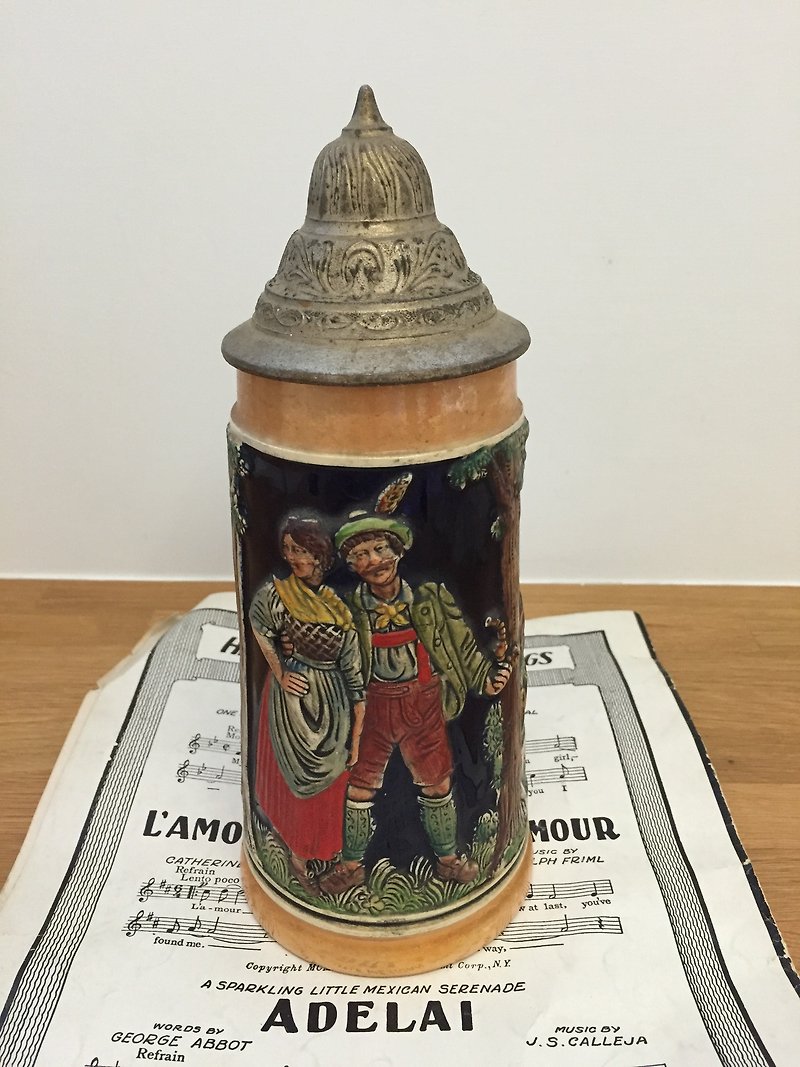 古董德国啤酒杯  Picks de Bea 纽约古董 - 咖啡杯/马克杯 - 其他材质 多色