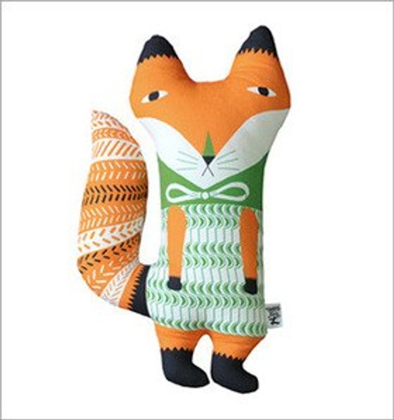 狐狸 Barol --手作抱枕娃娃 - 枕头/抱枕 - 棉．麻 多色