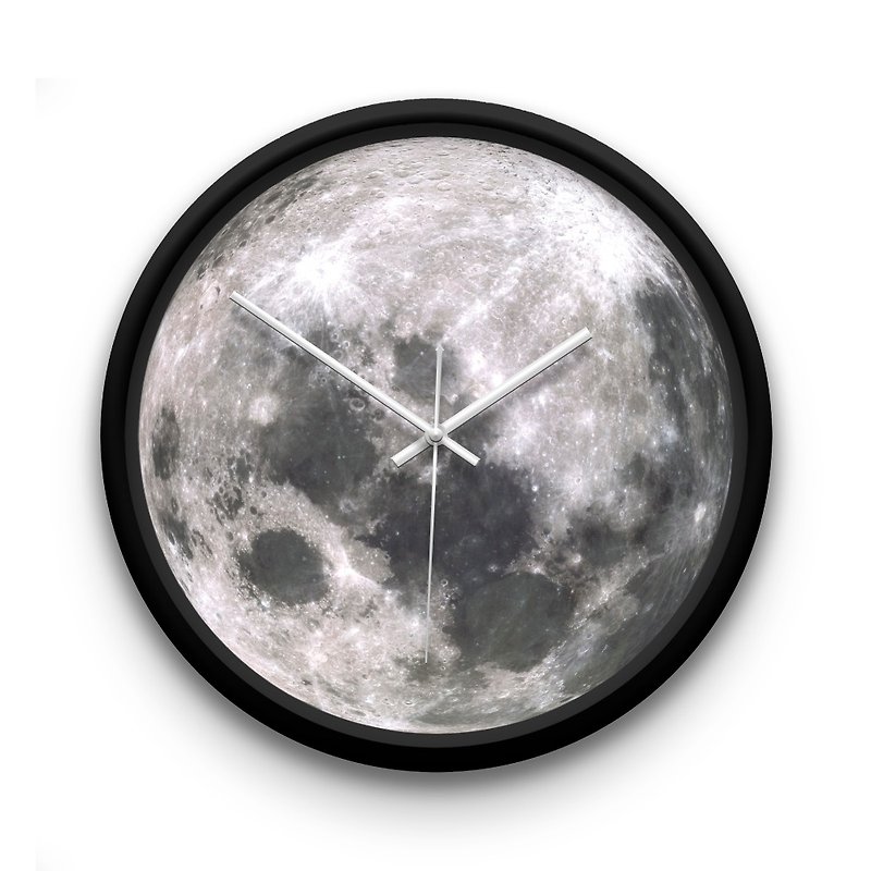 AppleWork iWatch 创意挂钟：Moon PSIC-005 - 时钟/闹钟 - 塑料 灰色