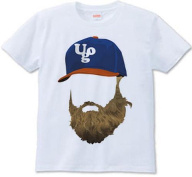 beard cap3（T-shirt 5.6oz） - 女装上衣 - 其他材质 白色