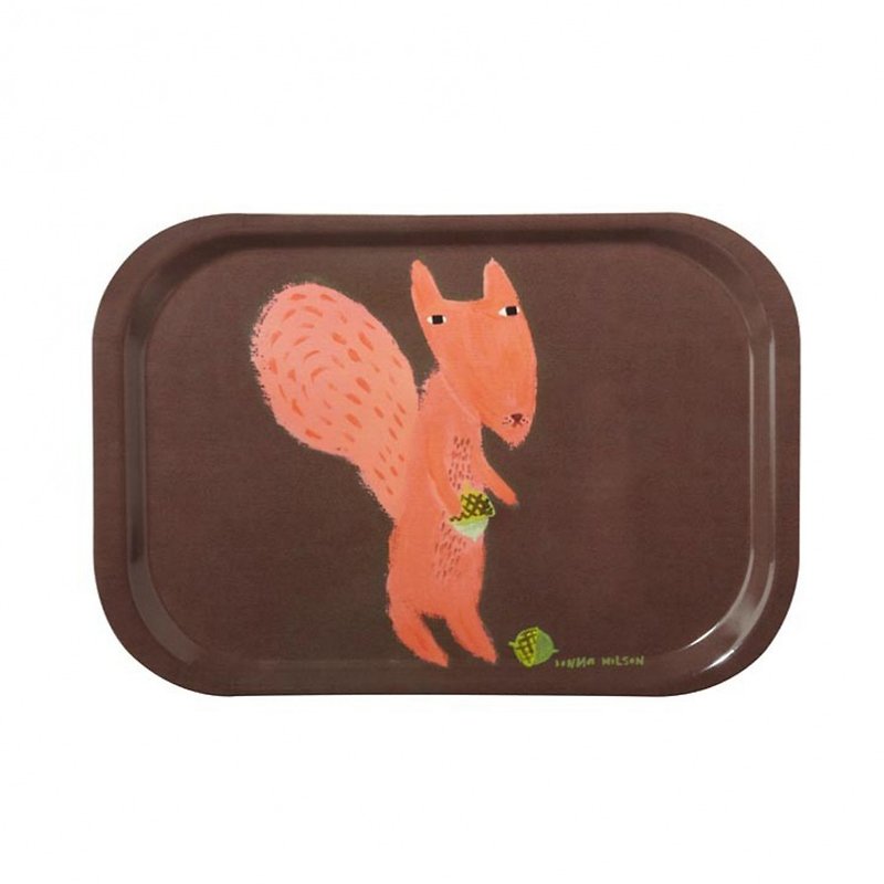 Squirrel Mini 限量手绘托盘| Donna Wilson - 盘子/餐盘/盘架 - 塑料 咖啡色