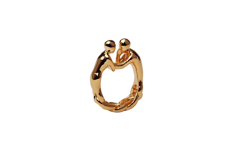 【换季特卖】原创 2gether 24K金手工电镀 戒指 指环 - 戒指 - 其他金属 金色