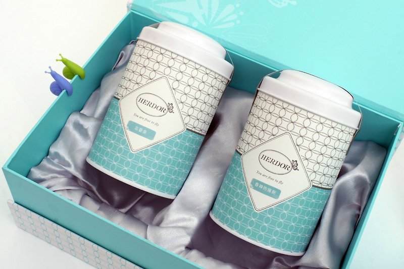 【HERDOR 原味茶礼盒】阿里山红茶、乌龙茶 │母亲节首选礼盒 - 其他 - 其他材质 绿色