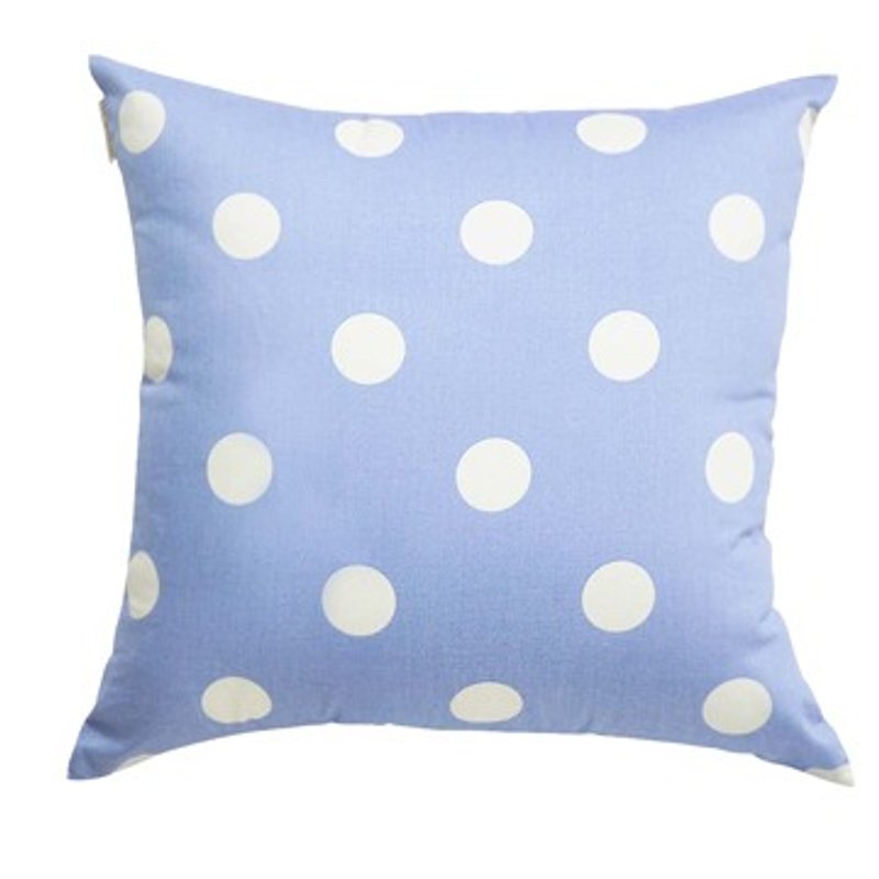 大圆点马卡龙抱枕 (蓝) - 枕头/抱枕 - 其他材质 蓝色