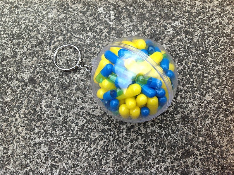 球救系列钥匙圈—玻璃天光 - 吊饰 - 其他材质 多色