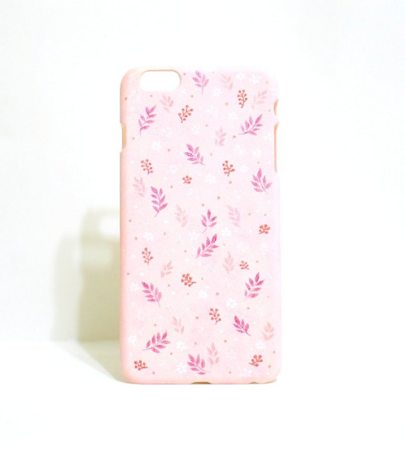 【Pink Spring】iPhone 6  纯手绘保护壳 - 手机壳/手机套 - 塑料 粉红色