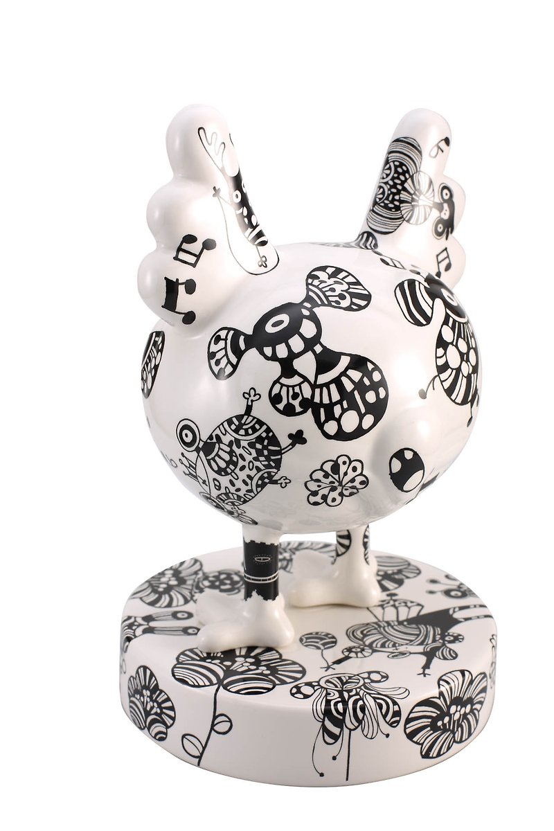造型陶瓷 | 不睡觉的猫头鹰 - 花瓶/陶器 - 其他材质 白色