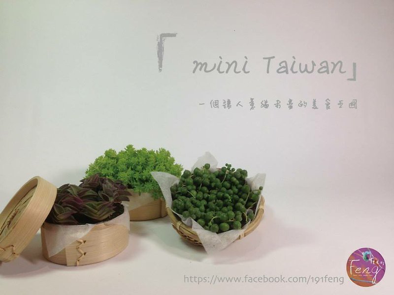 “mini taiwan”一个让人意犹未尽的美食王国 - 植栽/盆栽 - 植物．花 咖啡色