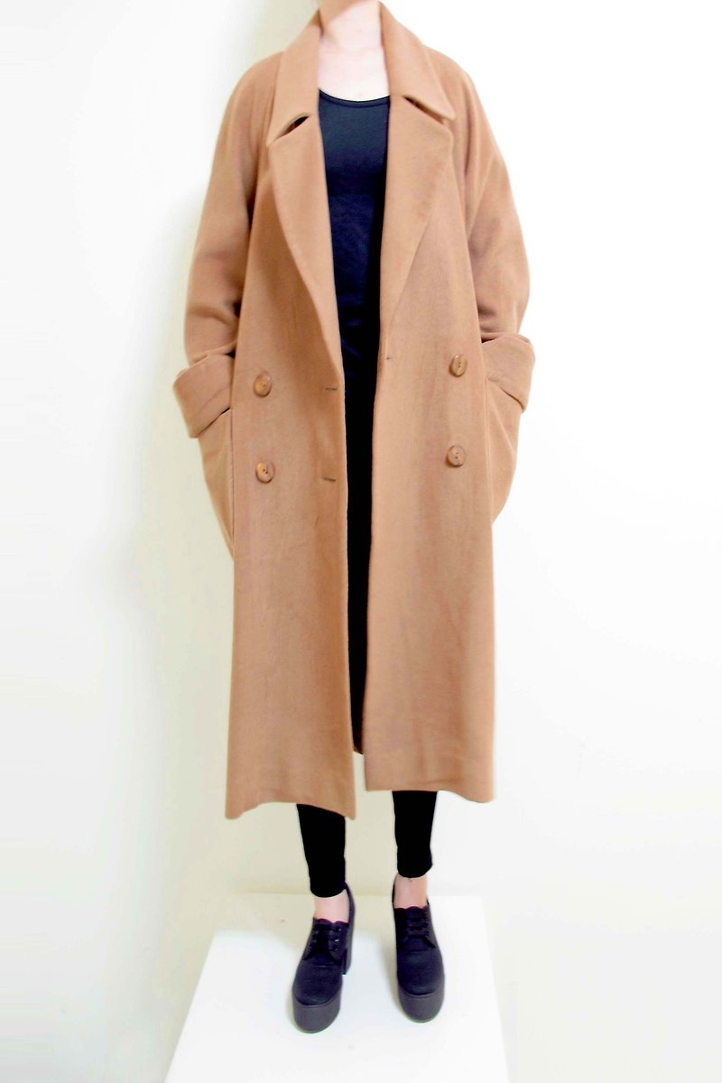 【Wahr】菲旯长大衣外套 - 女装休闲/机能外套 - 其他材质 蓝色