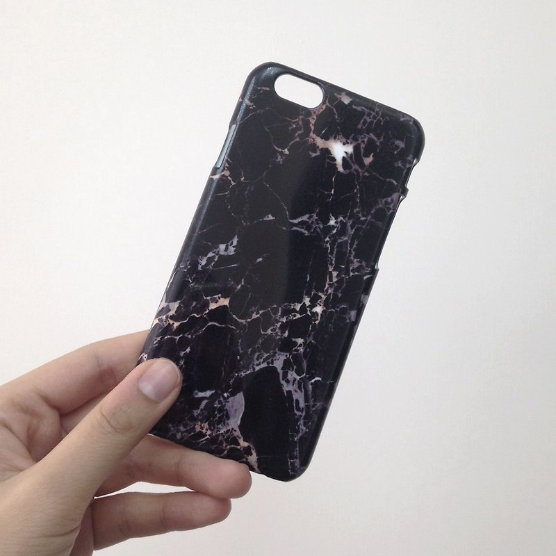 黑色云石纹 235 - iPhone 手机壳, Samsung Galaxy 手机套 Samsung Galaxy Note 电话壳 - 其他 - 塑料 