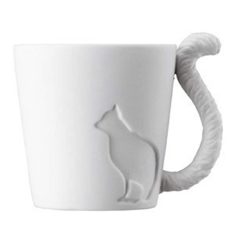 KINTO - Mugtail 童话动物杯(猫) - 咖啡杯/马克杯 - 其他材质 白色