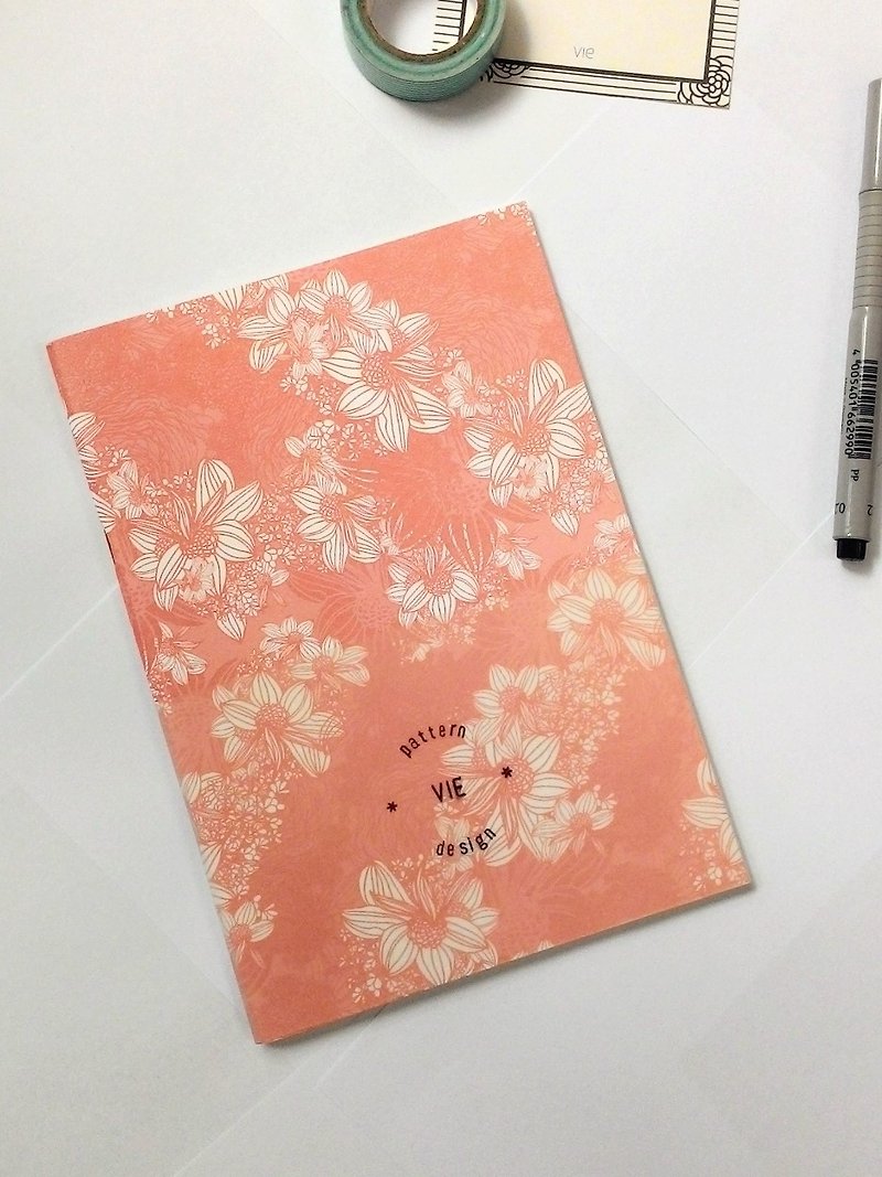 【笔记本】流动，呼吸 - 笔记本/手帐 - 纸 橘色