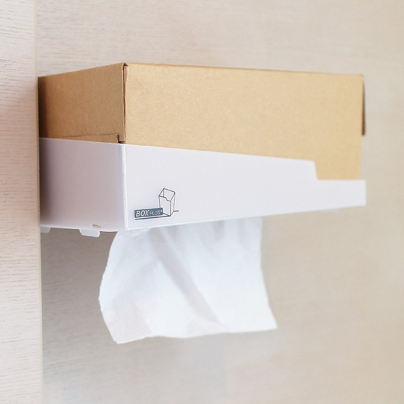 【欧士OSHI】黏挂式面纸盒--用最后一张都好抽 - 纸巾盒 - 塑料 白色