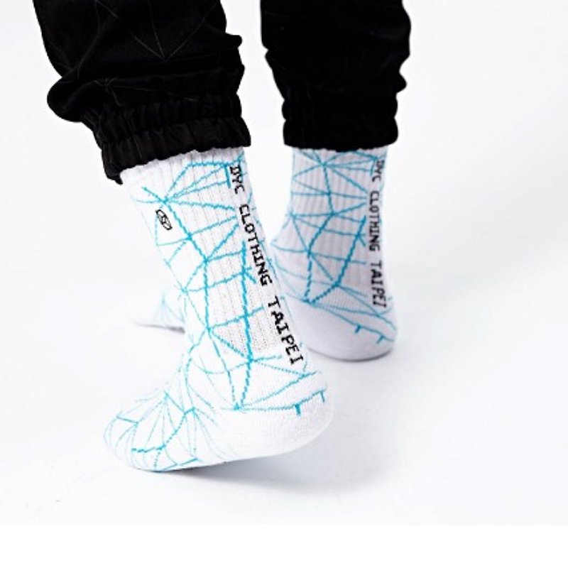 DYC-维度系列 扩散 长筒袜 白 - 袜子 - 其他材质 白色