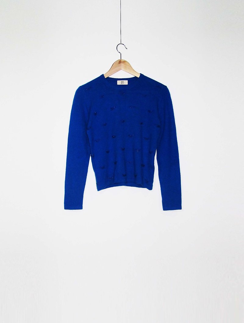 Wahr_蓝珠毛衣 - 女装针织衫/毛衣 - 其他材质 蓝色